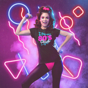 Camiseta La chica de los 80 nació en la década de 1980, ros