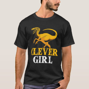 Camiseta La Chica de Velociraper y su hija Dinosaurio