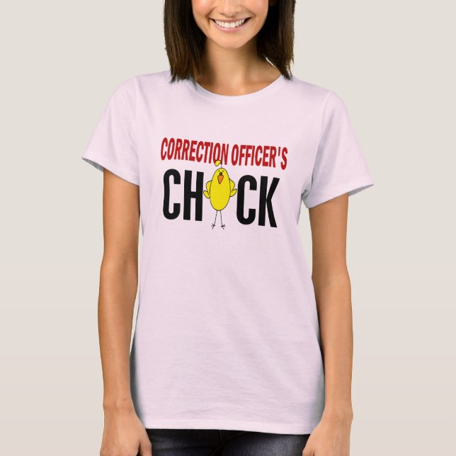 Camiseta La chica del oficial de prisiones (Anverso)