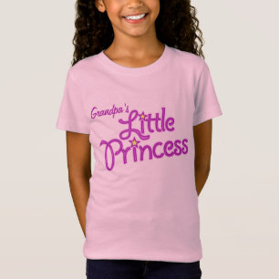 Camiseta La chica gráfica de la princesa pequeña del abue