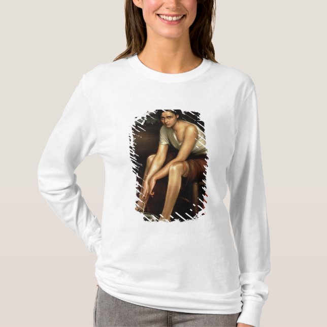 Camiseta La chica joven de fascinación (Anverso)