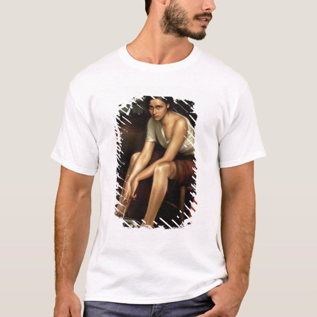 Camiseta La chica joven de fascinación (Anverso)