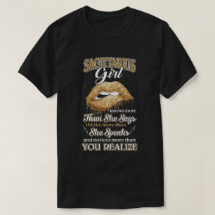 Camiseta La Chica Sagittarius sabe más de lo que dice en n