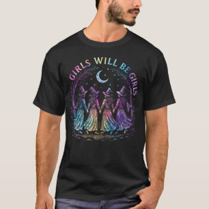 Camiseta La chica será brujas temporada espeluznante