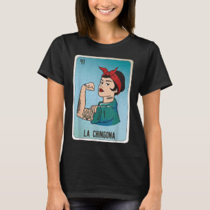 Camiseta La Chingona: Cartas de Bingo Chicano