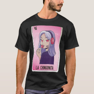 Camiseta La Chingonita Cartas de Bingo de Lóloga Mexicana