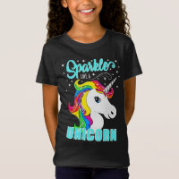 La chispa del arco iris como un unicornio