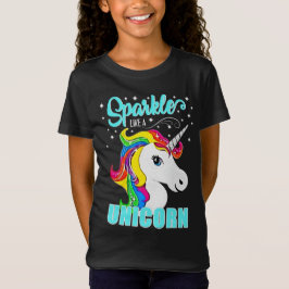 Camiseta La chispa del arco iris como un unicornio