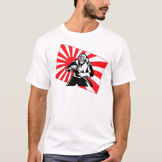 Camiseta La chorreadora de arena vieja de Tokio (Anverso)