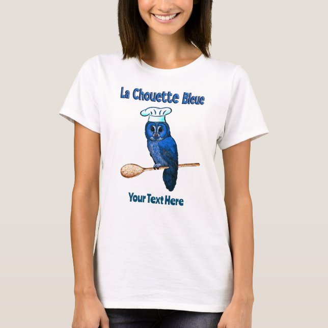 Camiseta La Chouette Bleue Cafe (Anverso)