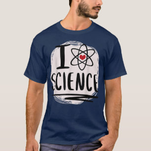 Camiseta La ciencia ama al átomo la ciencia