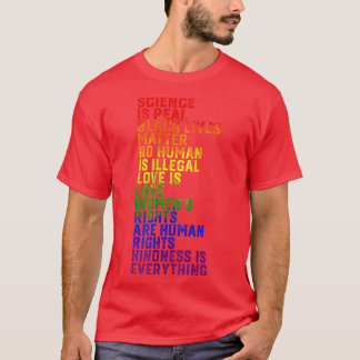 Camiseta La ciencia angustiada es real y las vidas negras i