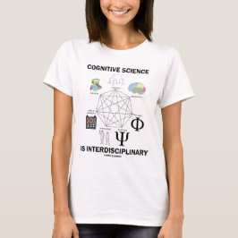 Camiseta La ciencia cognitiva es interdisciplinaria