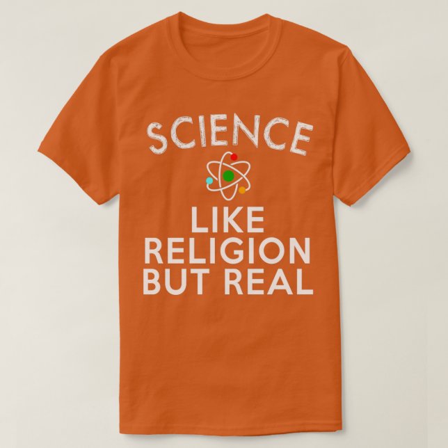 Camiseta La ciencia como la religión pero la verdadera magi (Diseño del anverso)