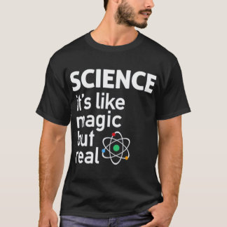 Camiseta La ciencia como magia pero amigos de verdad chico