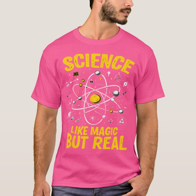 Camiseta La ciencia como magia pero real (Anverso)