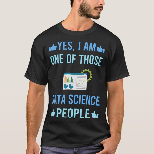 Camiseta La ciencia de datos de esas personas (Anverso)