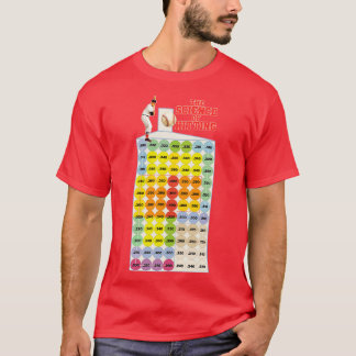 Camiseta La ciencia de golpear el béisbol retro
