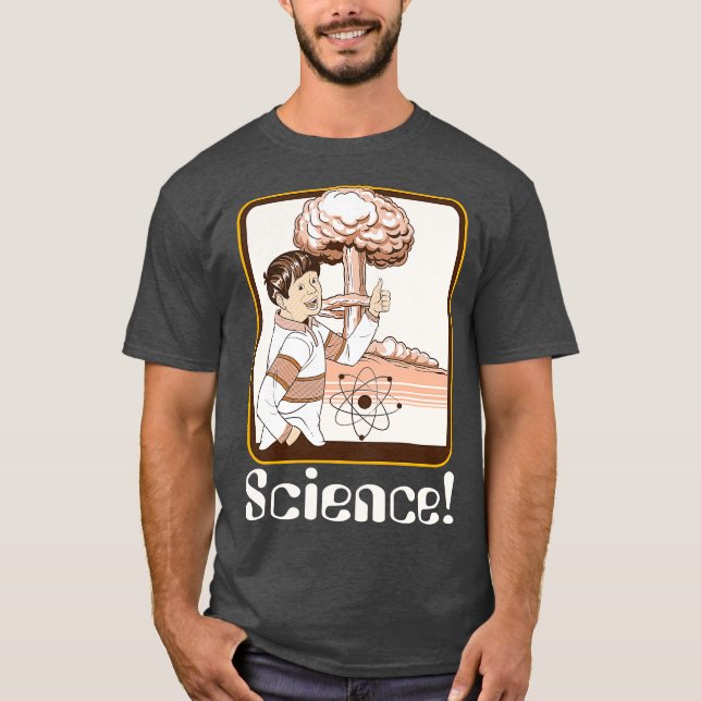 Camiseta La ciencia de la cosecha es un divertido retro de  (Anverso)