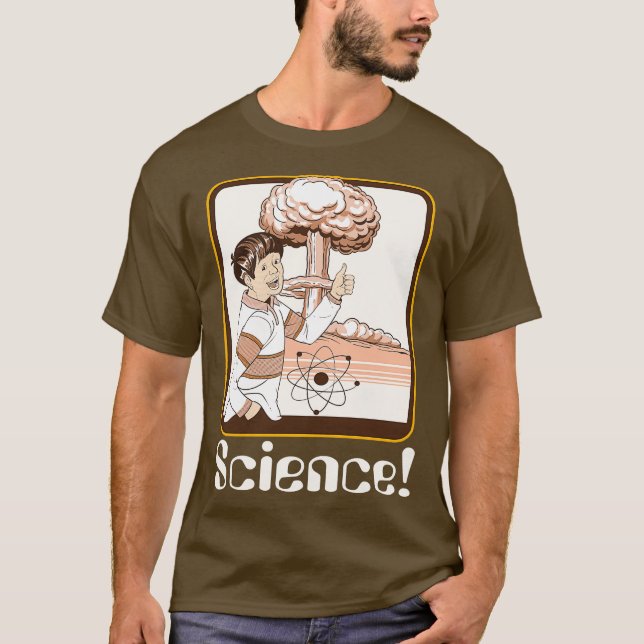 Camiseta La ciencia de la cosecha es un divertido retro de  (Anverso)