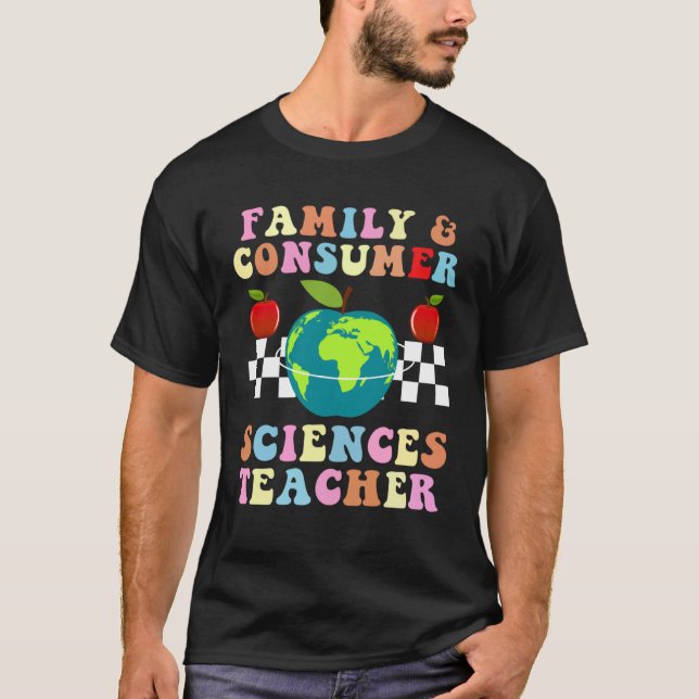 Camiseta La Ciencia De La Familia Y El Consumidor Enfrenta  (Anverso)