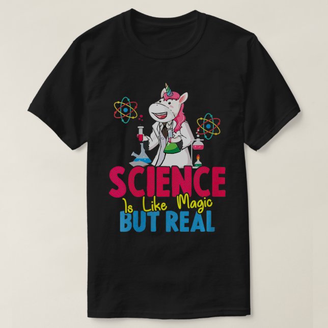 Camiseta La Ciencia De La Mujer Es Como La Magia Pero La Ci (Diseño del anverso)