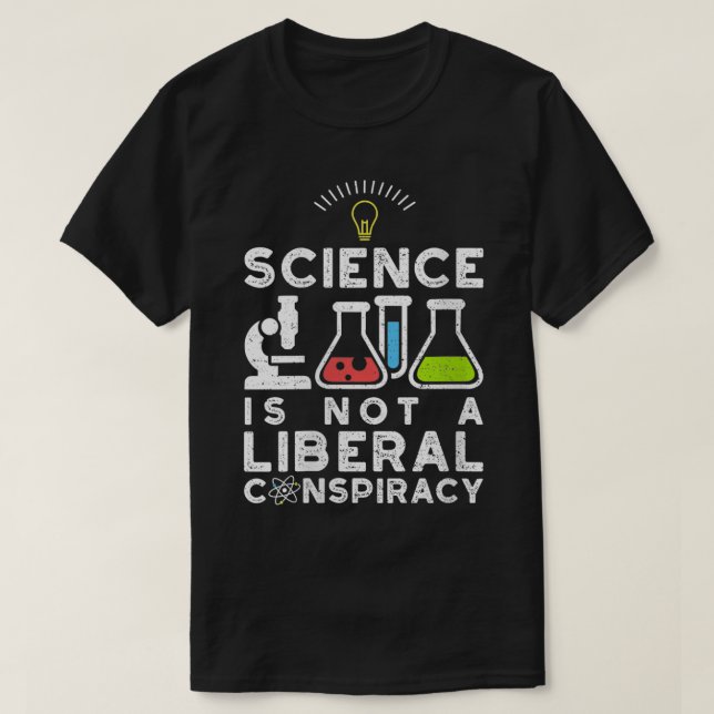 Camiseta La Ciencia De La Mujer No Es Un Espionaje Liberal  (Diseño del anverso)