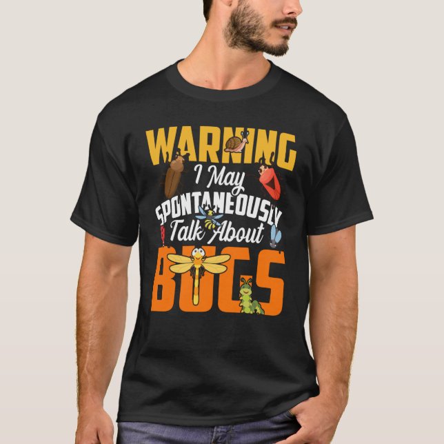Camiseta La ciencia de los insectos de error que hablo espo (Anverso)