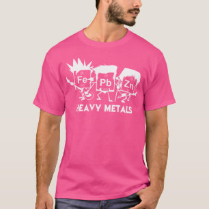 Camiseta La Ciencia De Los Metales Pesados Geek Y Heavy Met