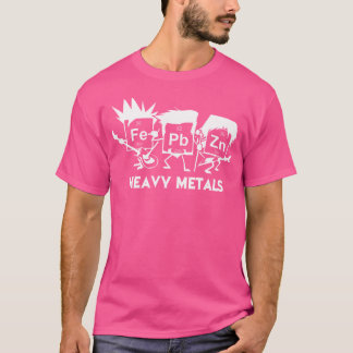 Camiseta La Ciencia De Los Metales Pesados Geek Y Heavy Met