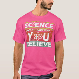 Camiseta La ciencia de los tee retro perturbada no importa