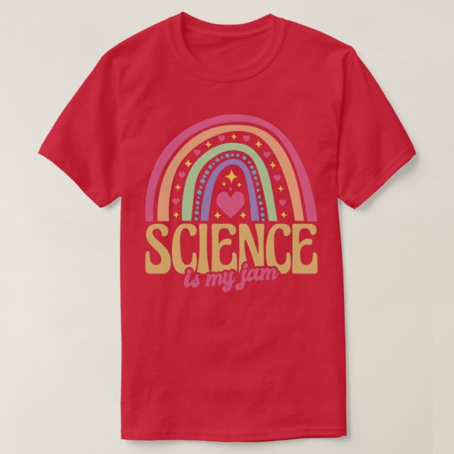 Camiseta La ciencia del arcoiris escolar es mi joya de ense (Diseño del anverso)