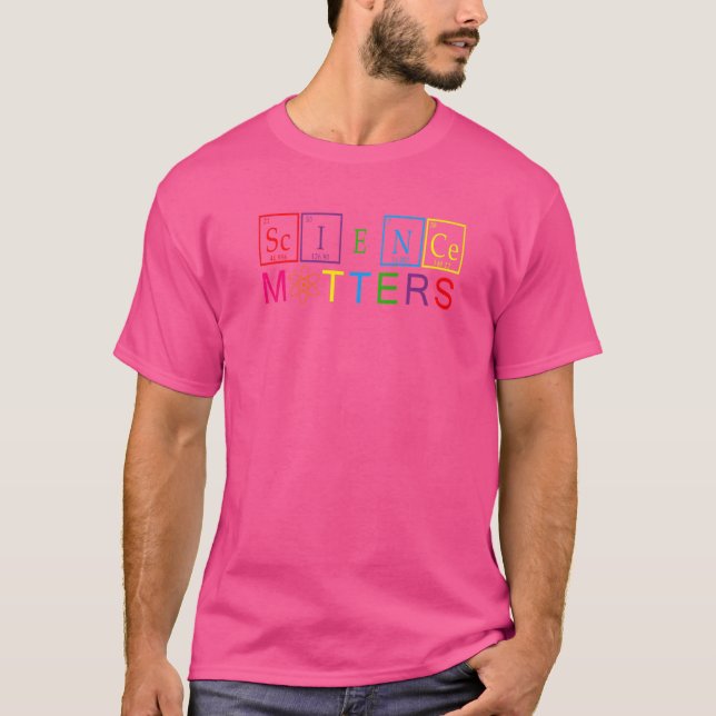 Camiseta La ciencia del arcoiris importa elementos periódic (Anverso)