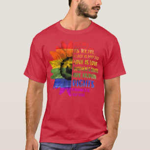 Camiseta La ciencia del Orgullo Gay es realmente amor para