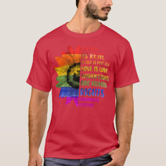Camiseta La ciencia del Orgullo Gay es realmente amor para 