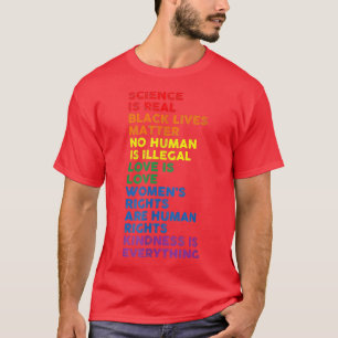 Camiseta La ciencia del Orgullo Gay es realmente amor para