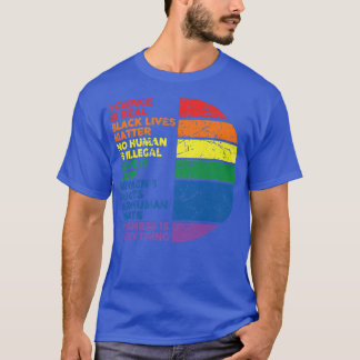 Camiseta La ciencia del Orgullo Gay es realmente amor para 