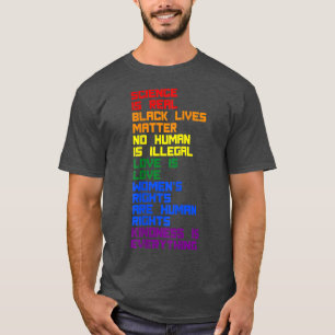 Camiseta La ciencia del Orgullo Gay es realmente amor para