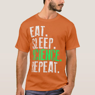Camiseta La ciencia del sueño de comer es divertida
