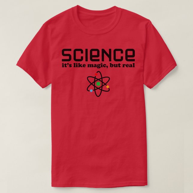 Camiseta La Ciencia Divertida Dice Que La Ciencia Es Como L (Diseño del anverso)