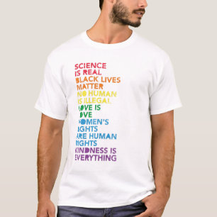 Camiseta La ciencia en problemas es real, las vidas negras 
