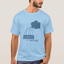Camiseta La ciencia es asombrosa (azul de acero)