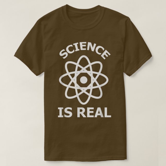 Camiseta La ciencia es ciencia real (Diseño del anverso)