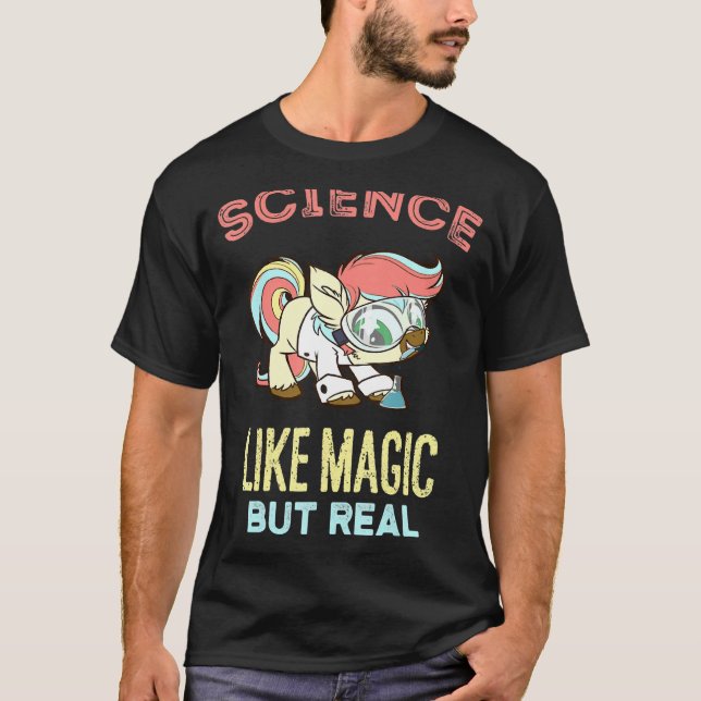 Camiseta La ciencia es como la magia pero los estudiantes d (Anverso)