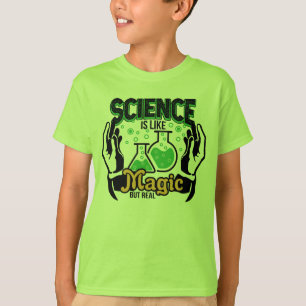 Camiseta La Ciencia Es Como La Magia Pero Real