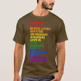 Camiseta La ciencia es el verdadero mes del orgullo de la v