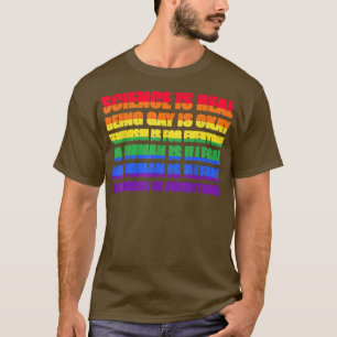 Camiseta La Ciencia Es Gay Real Está Bien Feminismo Lgbtq 5
