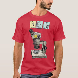 Camiseta La ciencia es Guay, ciencia, nerd, Nerdy, microsco