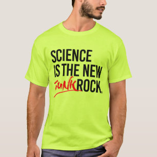 CAMISETA LA CIENCIA ES LA NUEVA ROCA DE PUNK