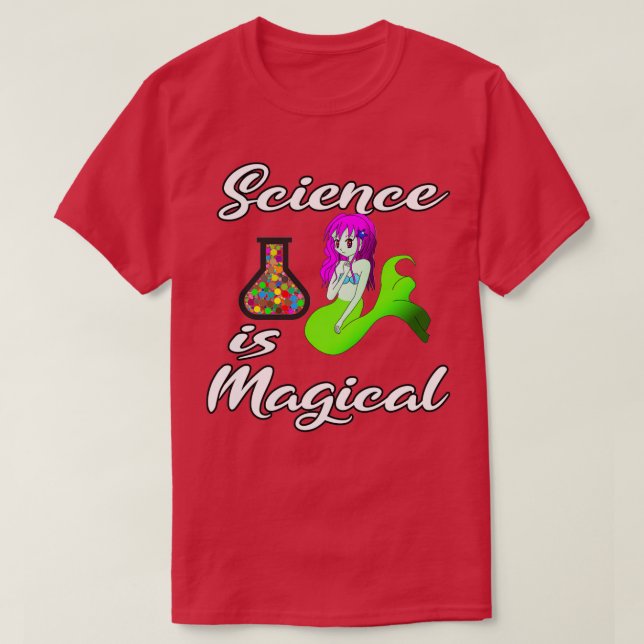 Camiseta La ciencia es la sirena mágica (Diseño del anverso)